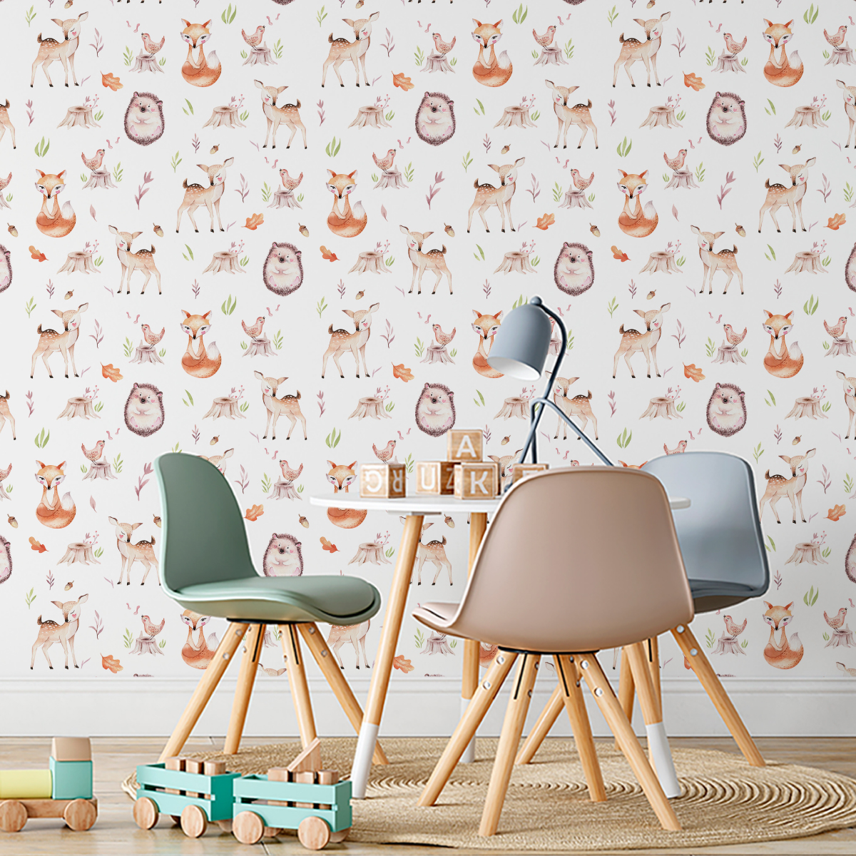10m Vlies Tapete Kinderzimmer Tiere Wald Rehe Vogel Igel Flora Aquarell Xxl 4484 Ebay Fototapete wald mit viel liebe zum detail ausgezeichnete qualität und langlebigkeit brillanter direktdruck made in germany seit 2006 0 € versand. 10m vlies tapete kinderzimmer tiere