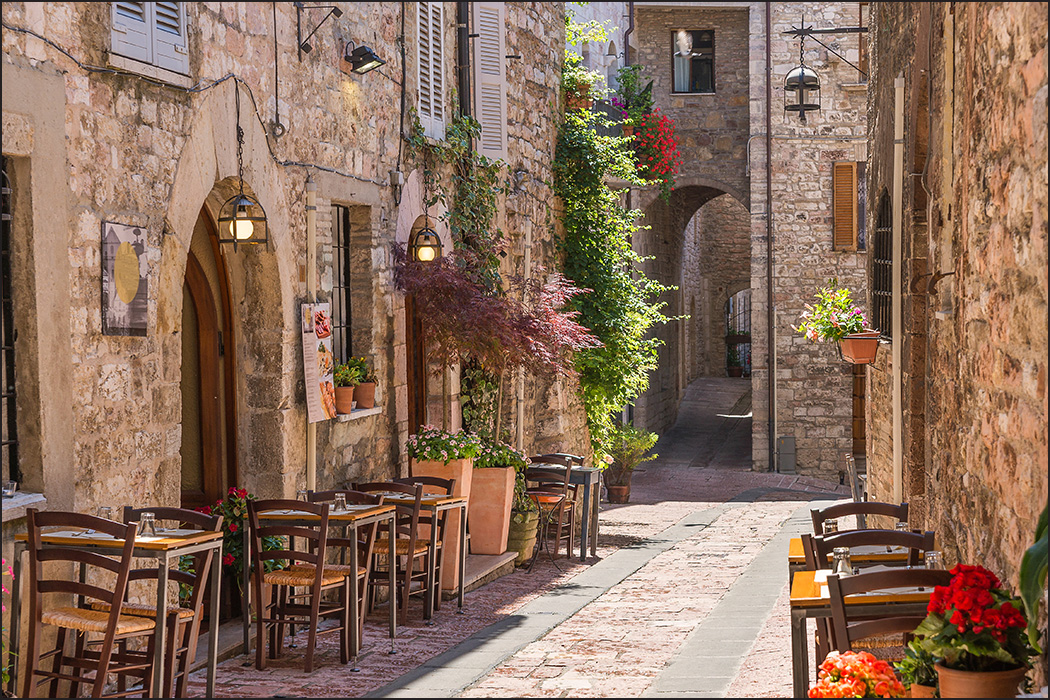 VLIES FOTOTAPETE XXL TAPETE 3D Effekt Gasse Stadt 8449