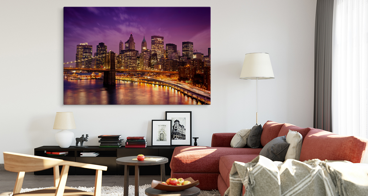 CANVAS Leinwand Bilder XXL Wandbilder Kunstdruck Stadt Architektur