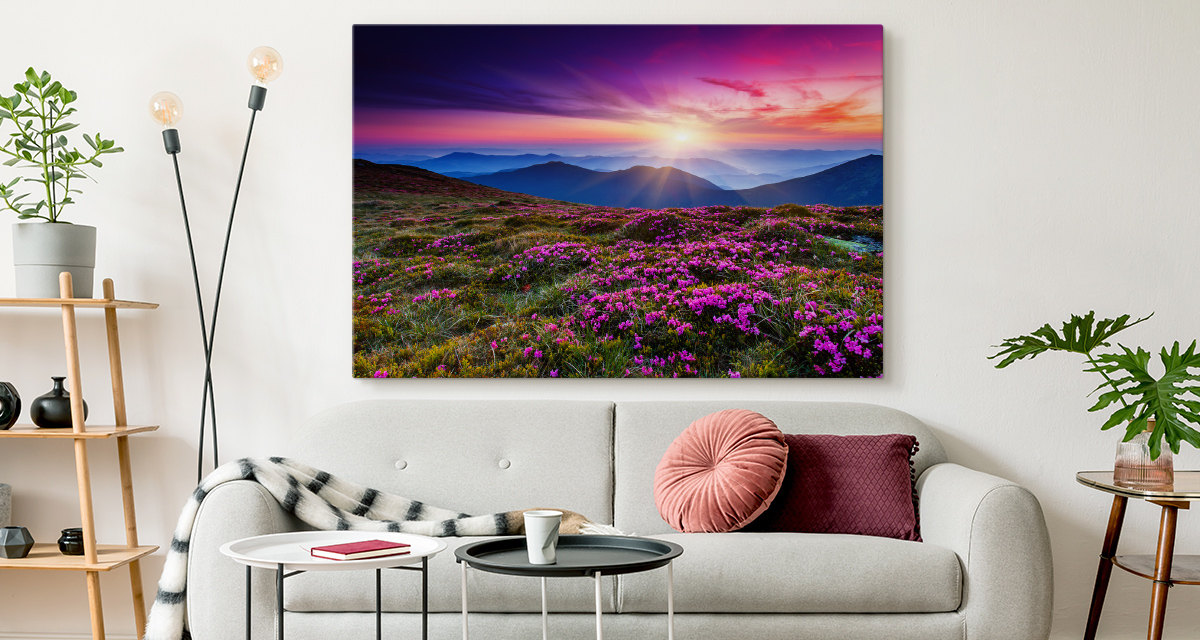 CANVAS Leinwand Bilder XXL Wandbilder Kunstdruck Natur Berge Landschaft