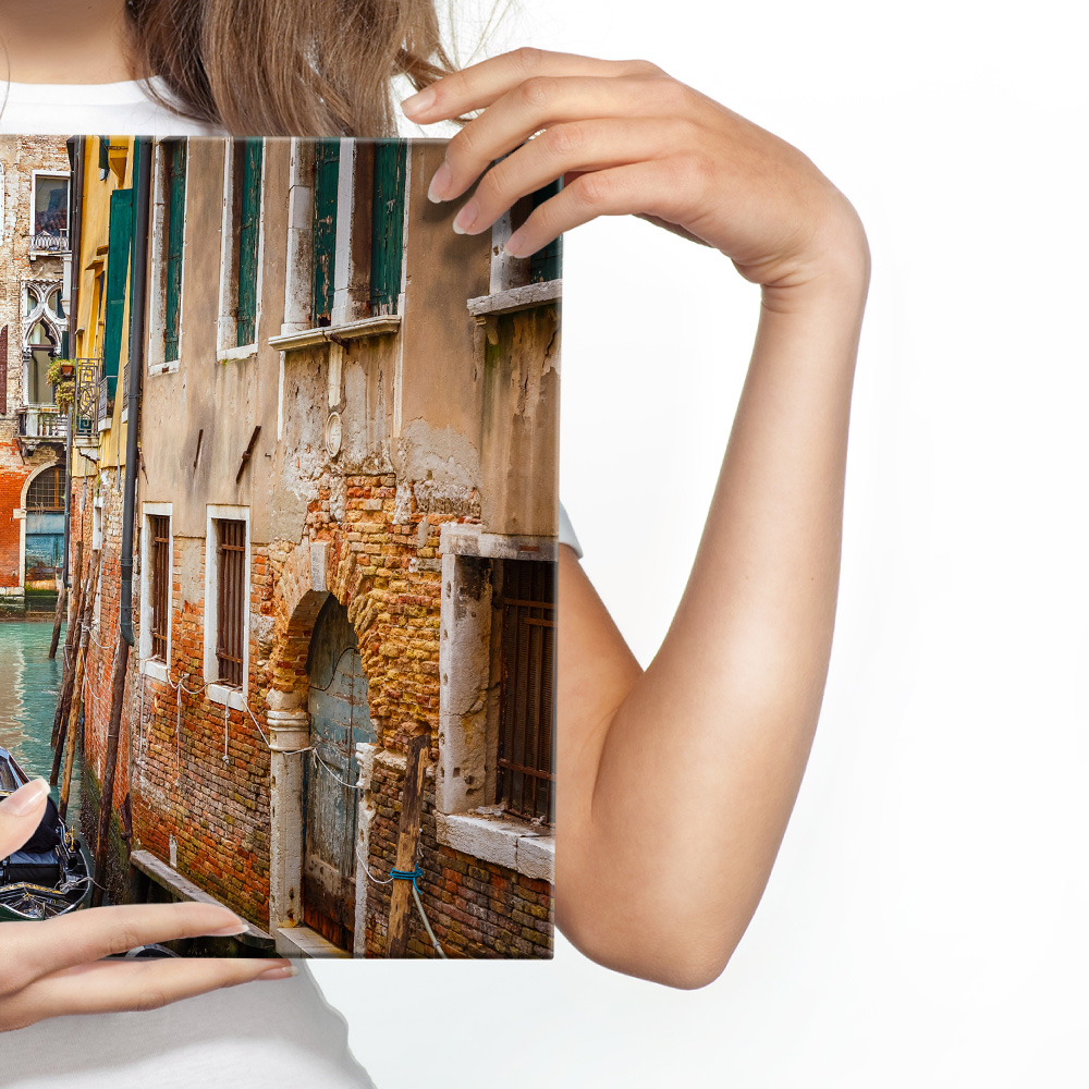 CANVAS Leinwand Bilder XXL Wandbilder Kunstdruck Venedig Stadt Gondeln