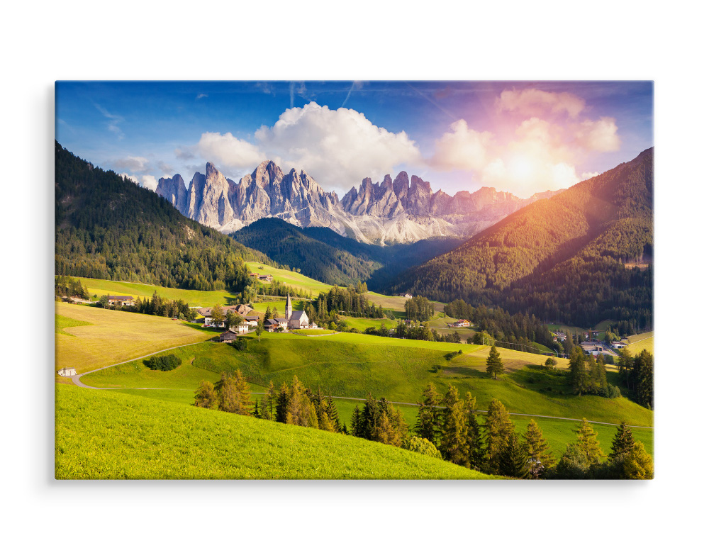 CANVAS Leinwand Bilder XXL Wandbilder Kunstdruck Natur Berge Landschaft